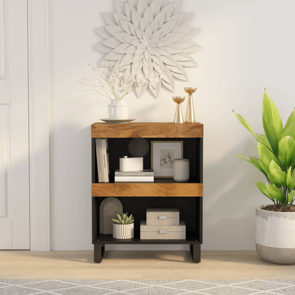 Side Cabinet 60x33x75 cm Solid Wood Mango