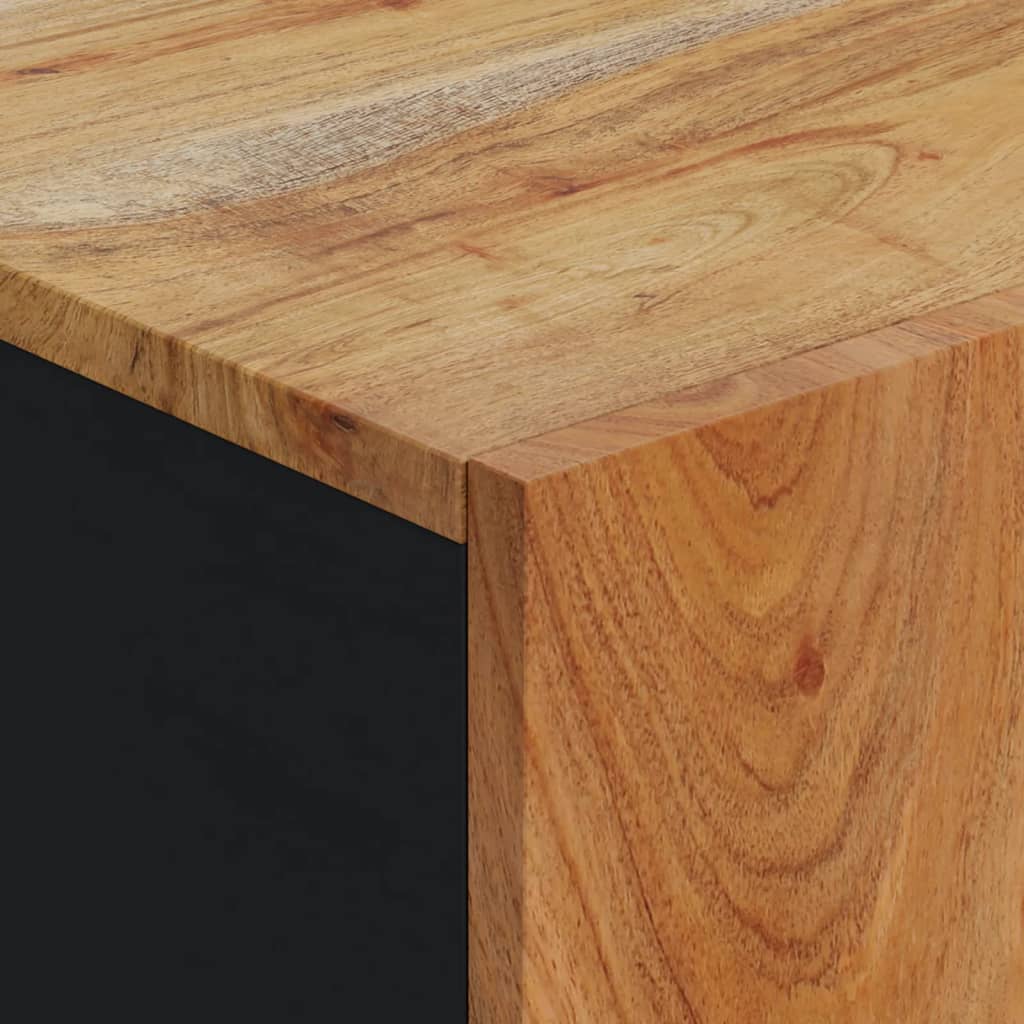 Sideboard with Door 40x31x75 cm Solid Wood Acacia