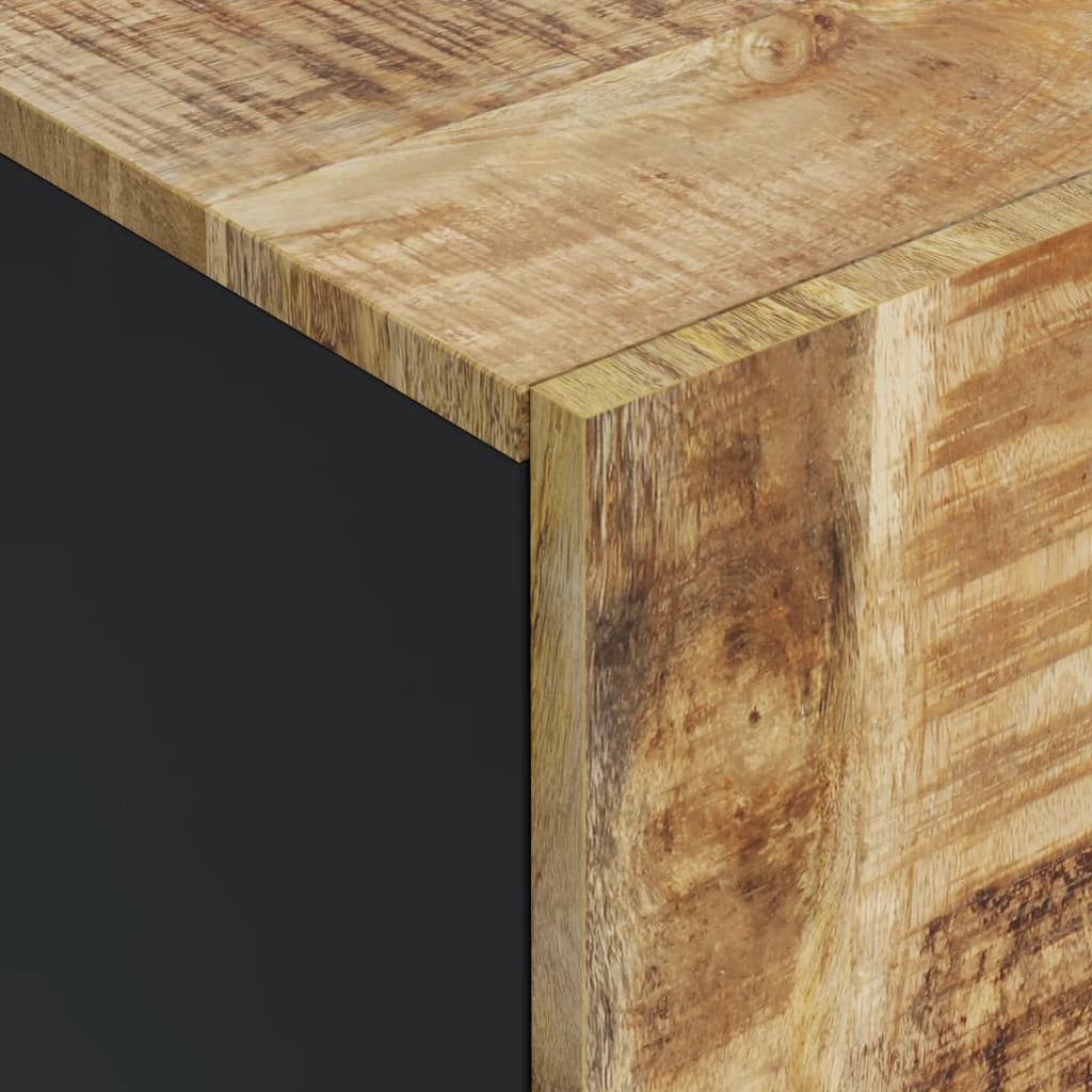 Sideboard with 4 Doors 60x33x75 cm Solid Wood Mango