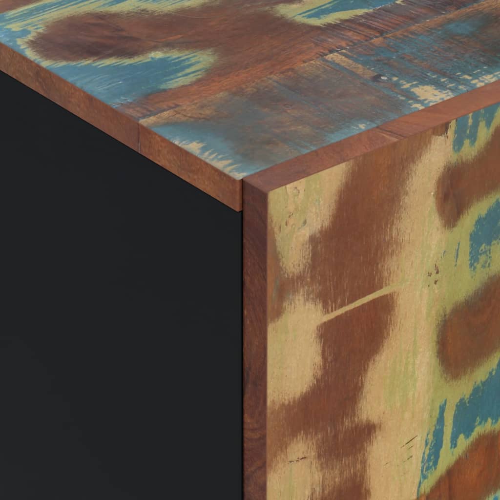 Sideboard with 4 Doors 60x33x75 cm Solid Wood Reclaimed