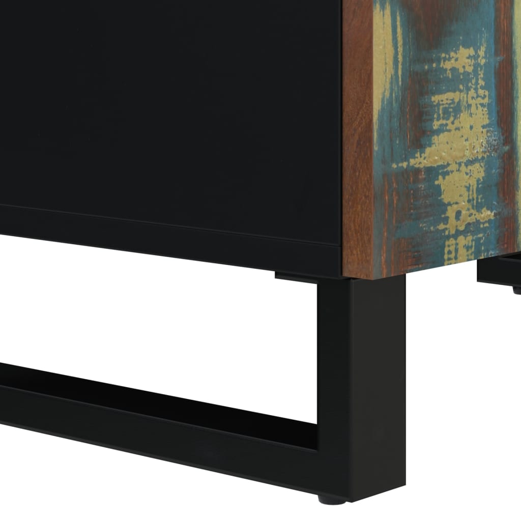 Sideboard with 4 Doors 60x33x75 cm Solid Wood Reclaimed