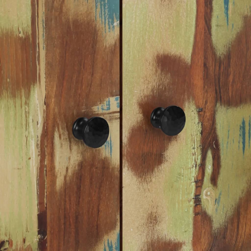 Sideboard with 4 Doors 60x33x75 cm Solid Wood Reclaimed