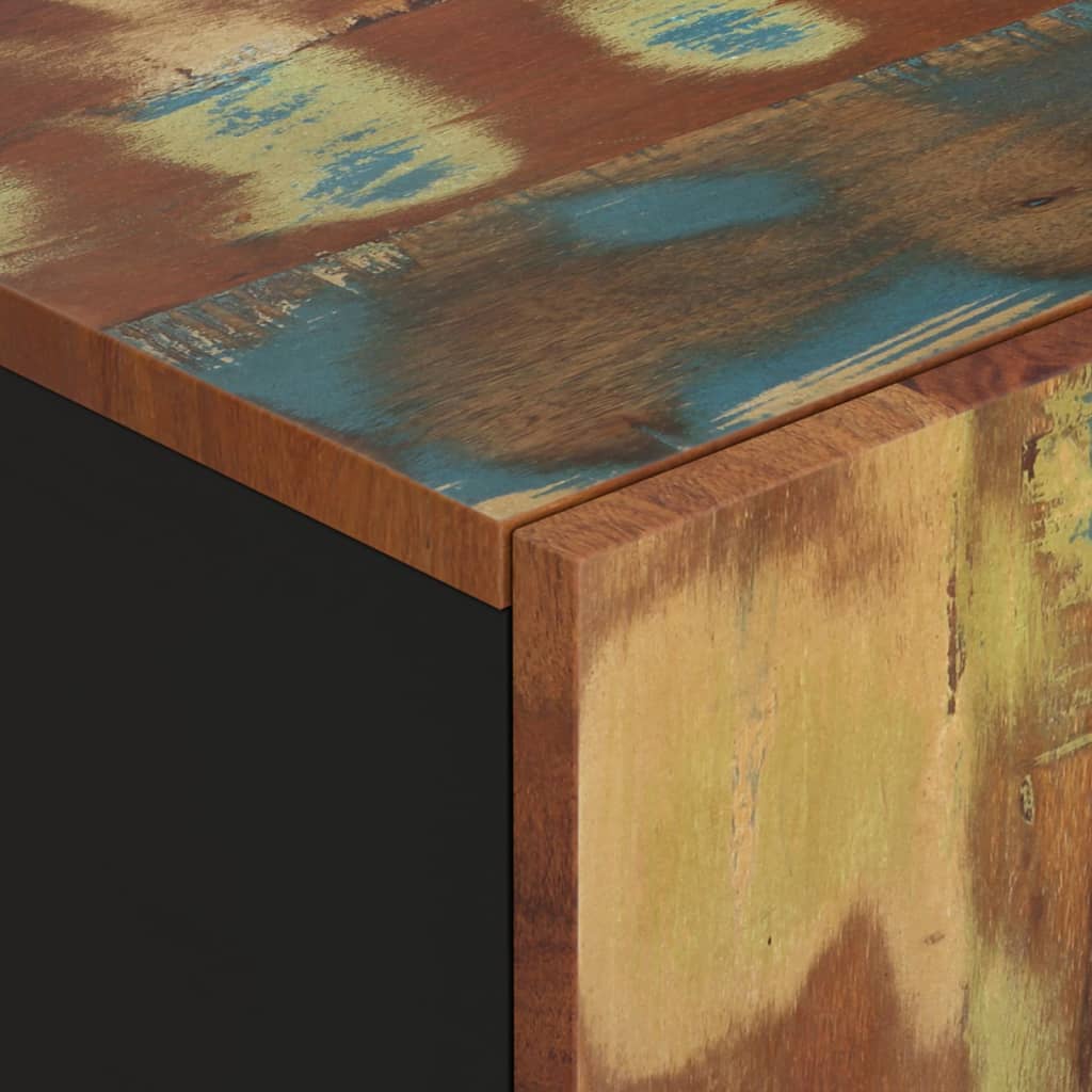 Sideboard with 2 Doors 90x33x75 cm Solid Wood Reclaimed