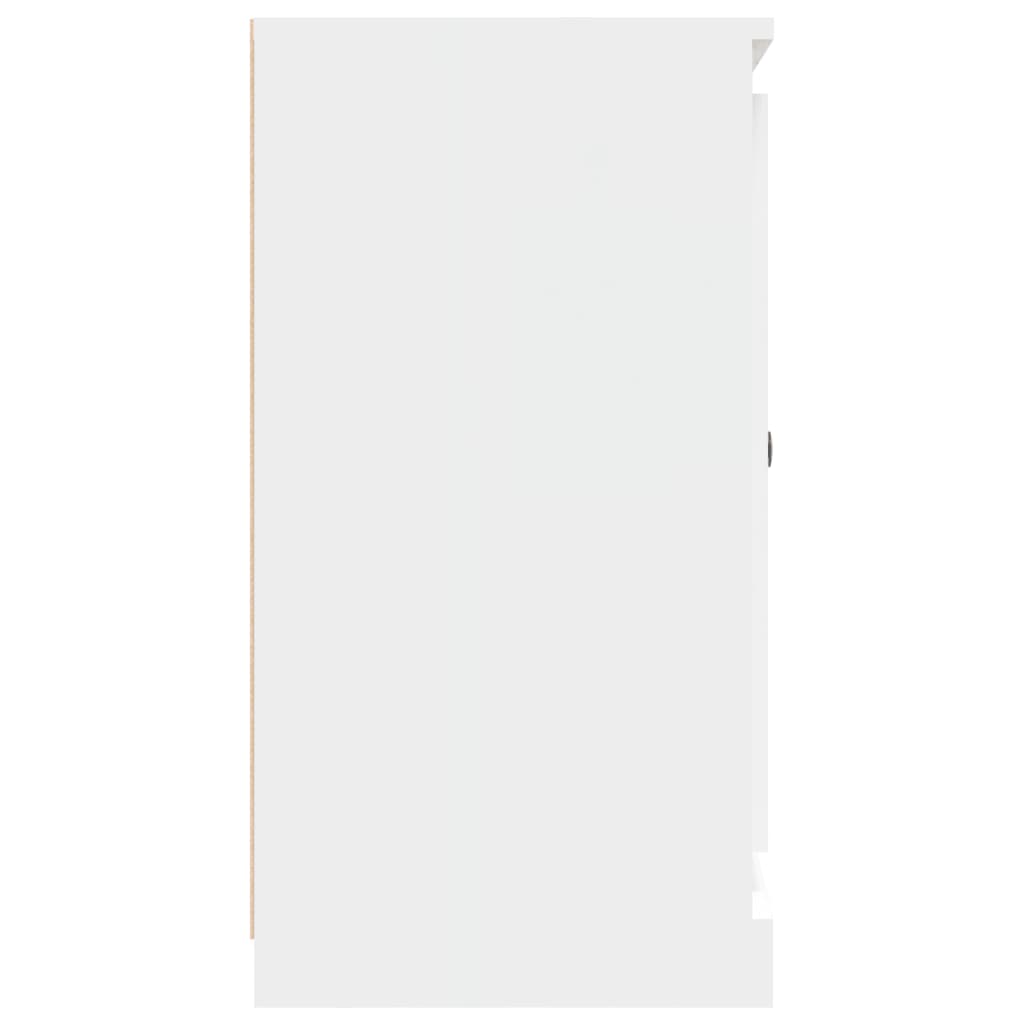 Sideboard White 70x35.5x67.5 cm Engineered Wood
