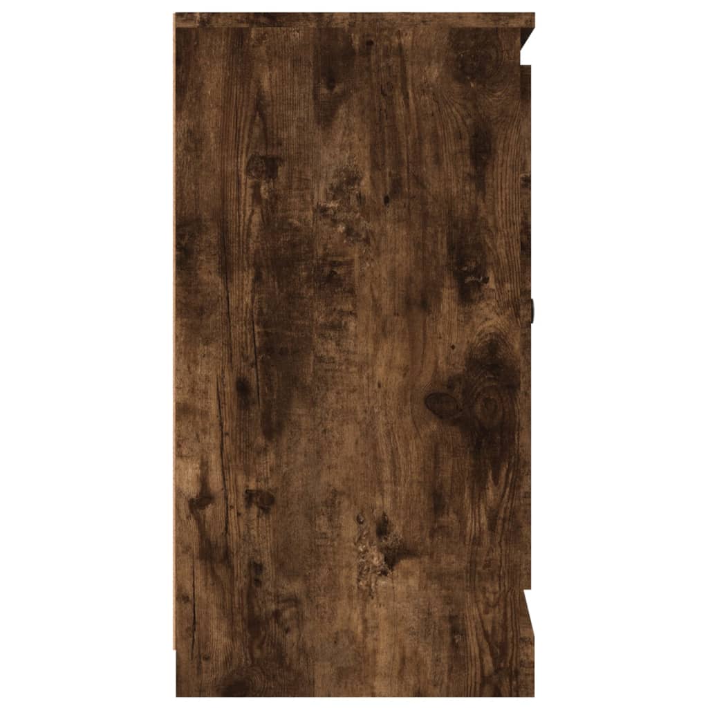 Sideboard Smoked Oak 70x35.5x67.5 cm Engineered Wood