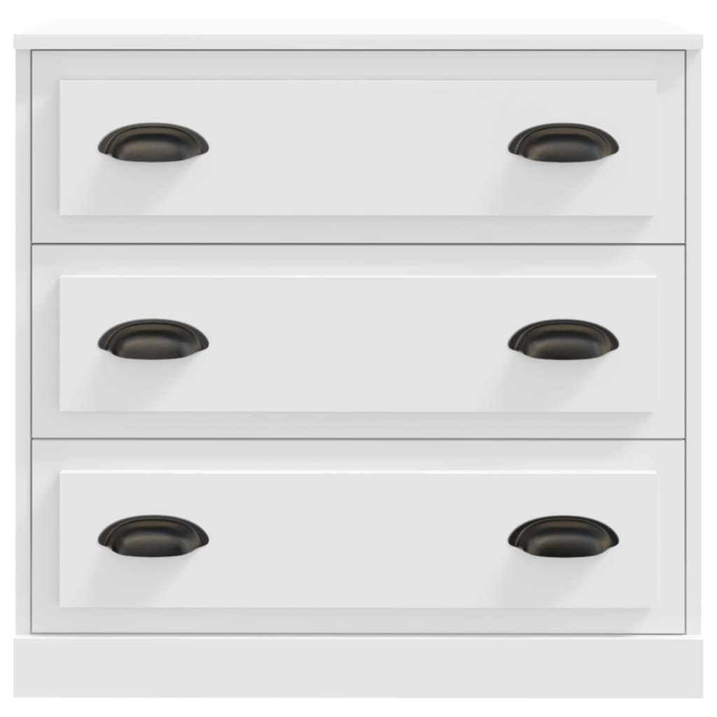 Sideboard White 70x35.5x67.5 cm Engineered Wood