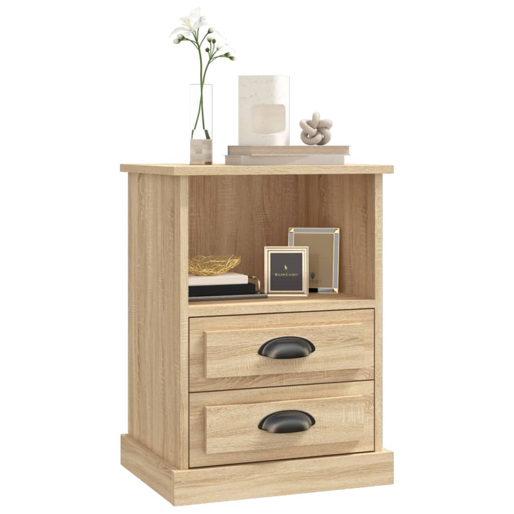 Bedside Cabinet Sonoma Oak 43x36x60 cm