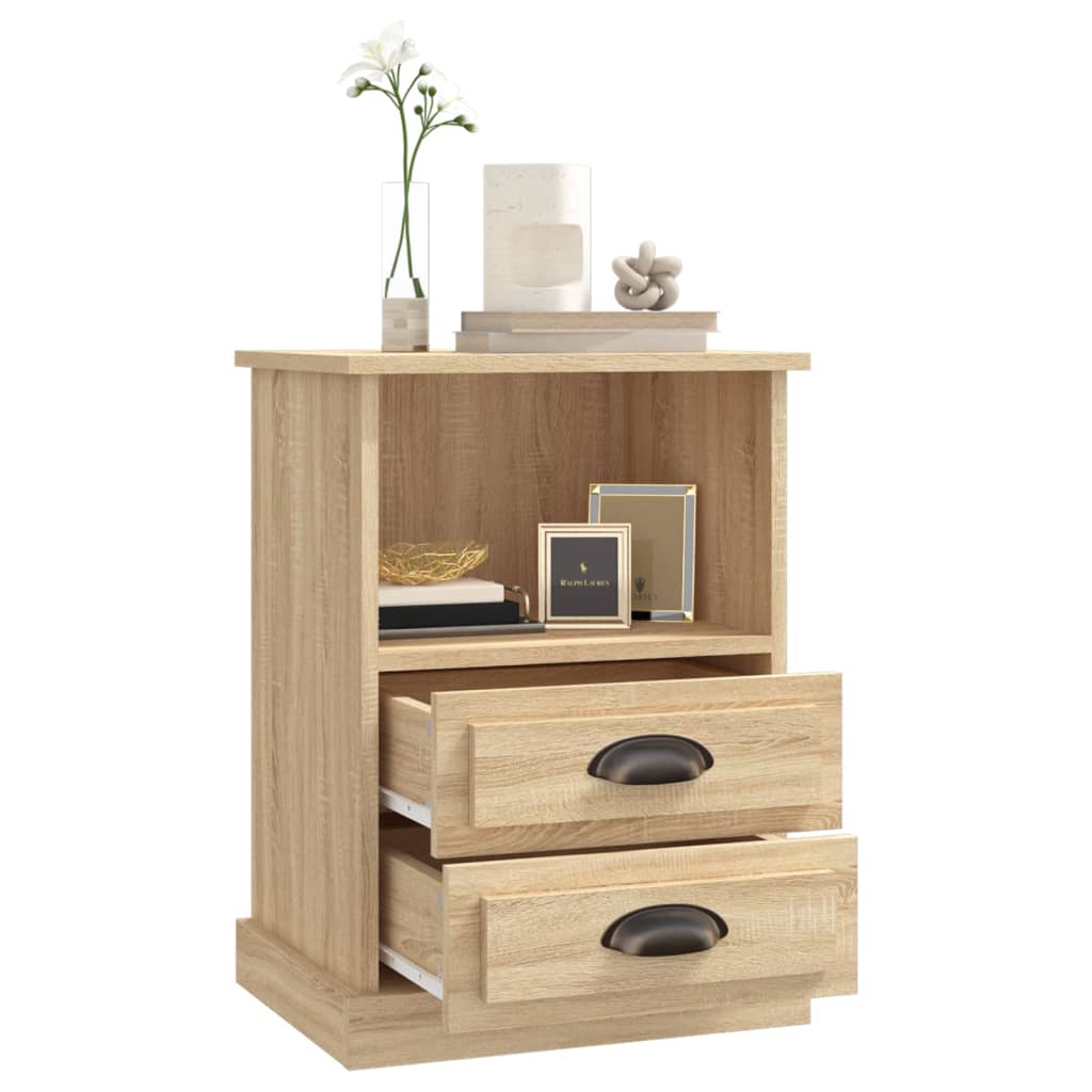 Bedside Cabinet Sonoma Oak 43x36x60 cm