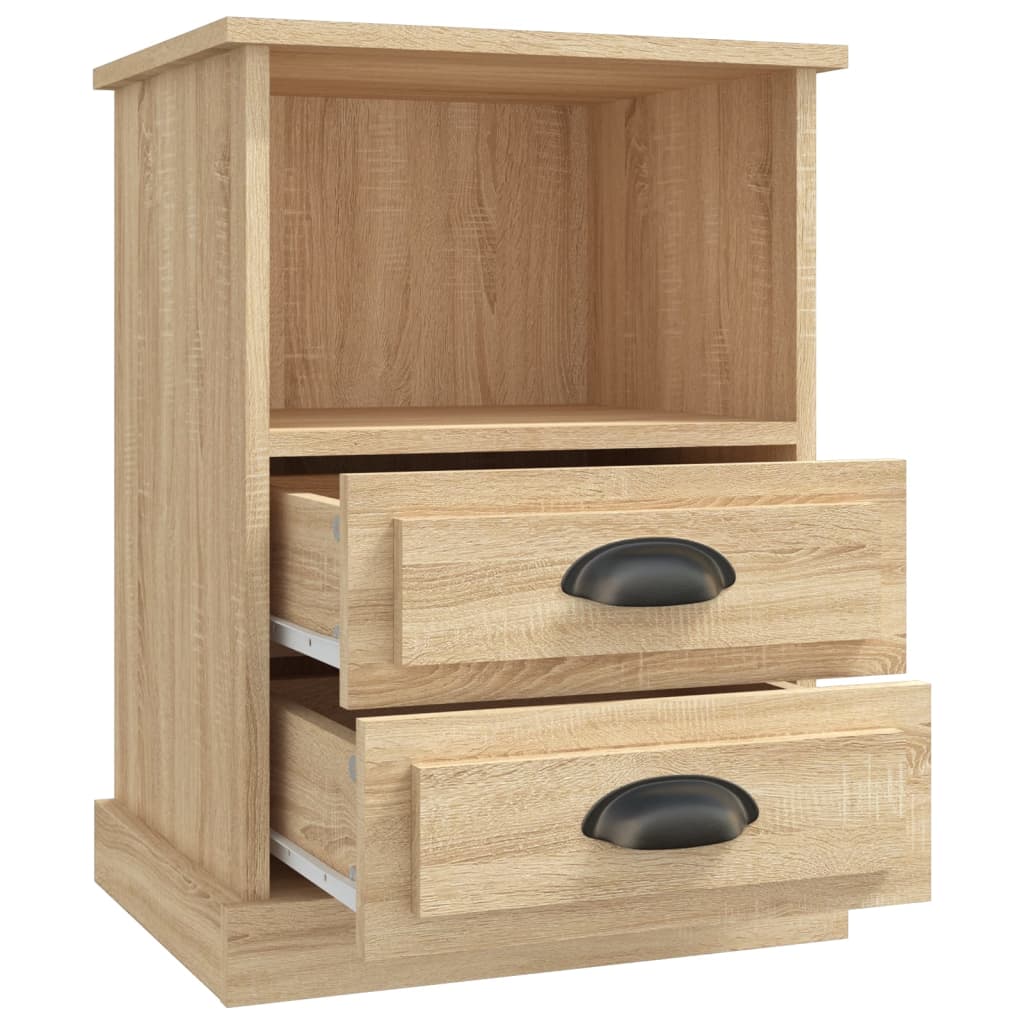 Bedside Cabinet Sonoma Oak 43x36x60 cm