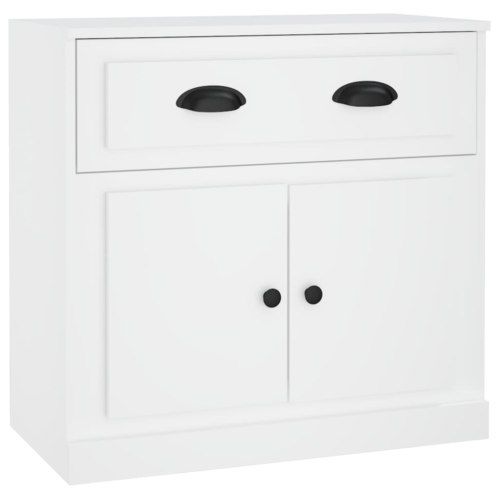 Sideboard White 70x35.5x67.5 cm Engineered Wood