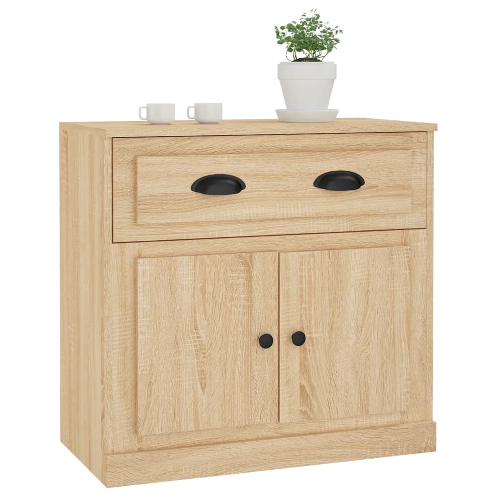 Sideboard Sonoma Oak 70x35.5x67.5 cm Engineered Wood