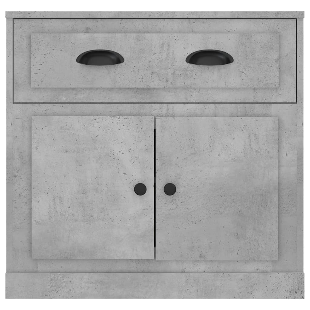 Sideboard Concrete Grey 70x35.5x67.5 cm Engineered Wood
