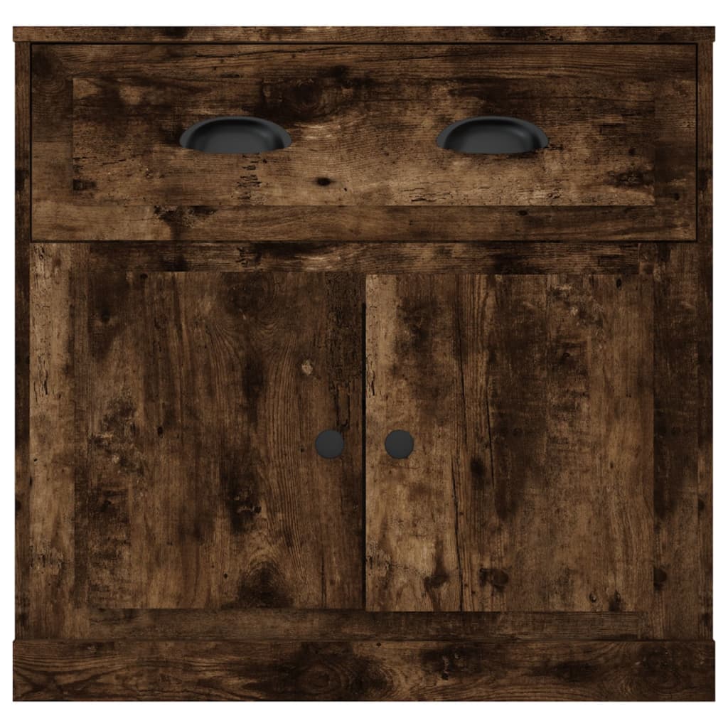 Sideboard Smoked Oak 70x35.5x67.5 cm Engineered Wood