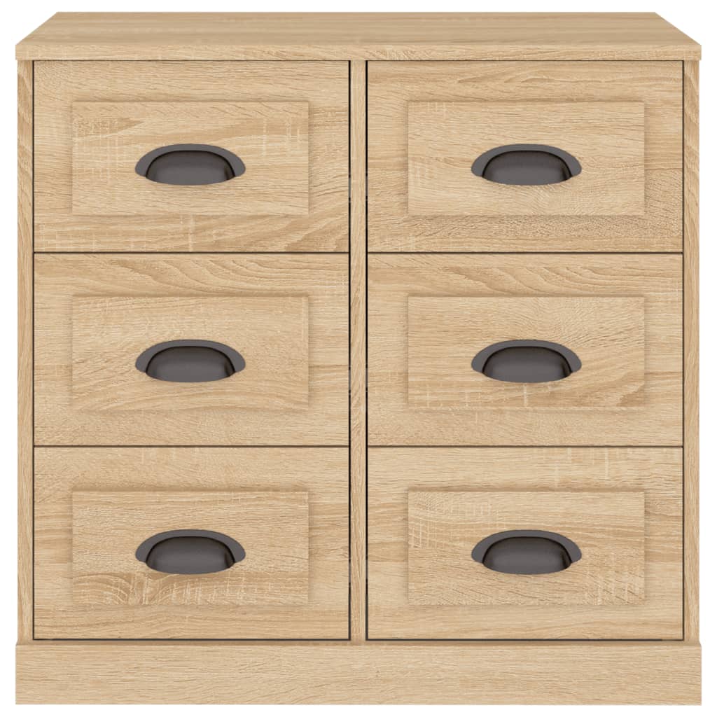 Sideboard Sonoma Oak 70x35.5x67.5 cm Engineered Wood