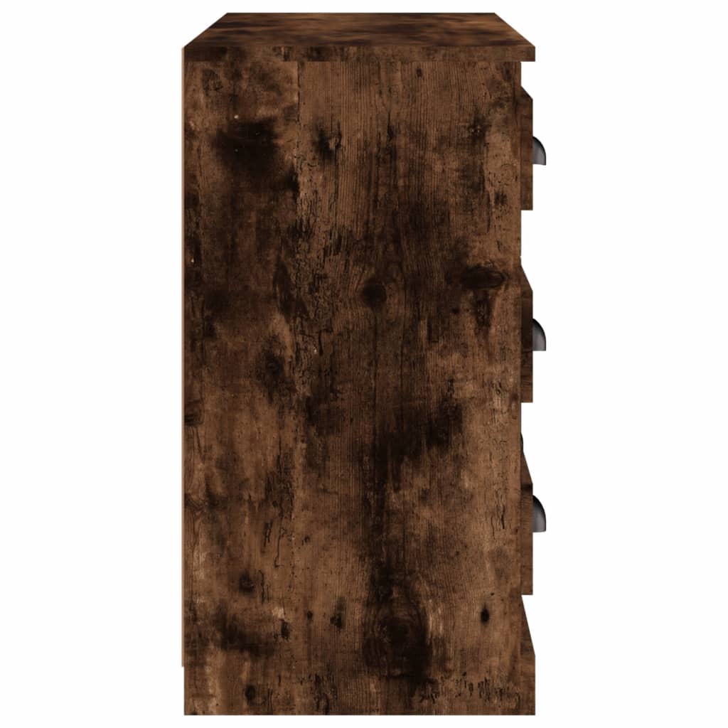 Sideboard Smoked Oak 70x35.5x67.5 cm Engineered Wood