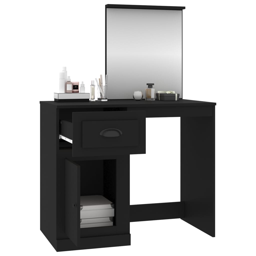 Dressing Table 90X50X132.5 Cm Engineered Wood