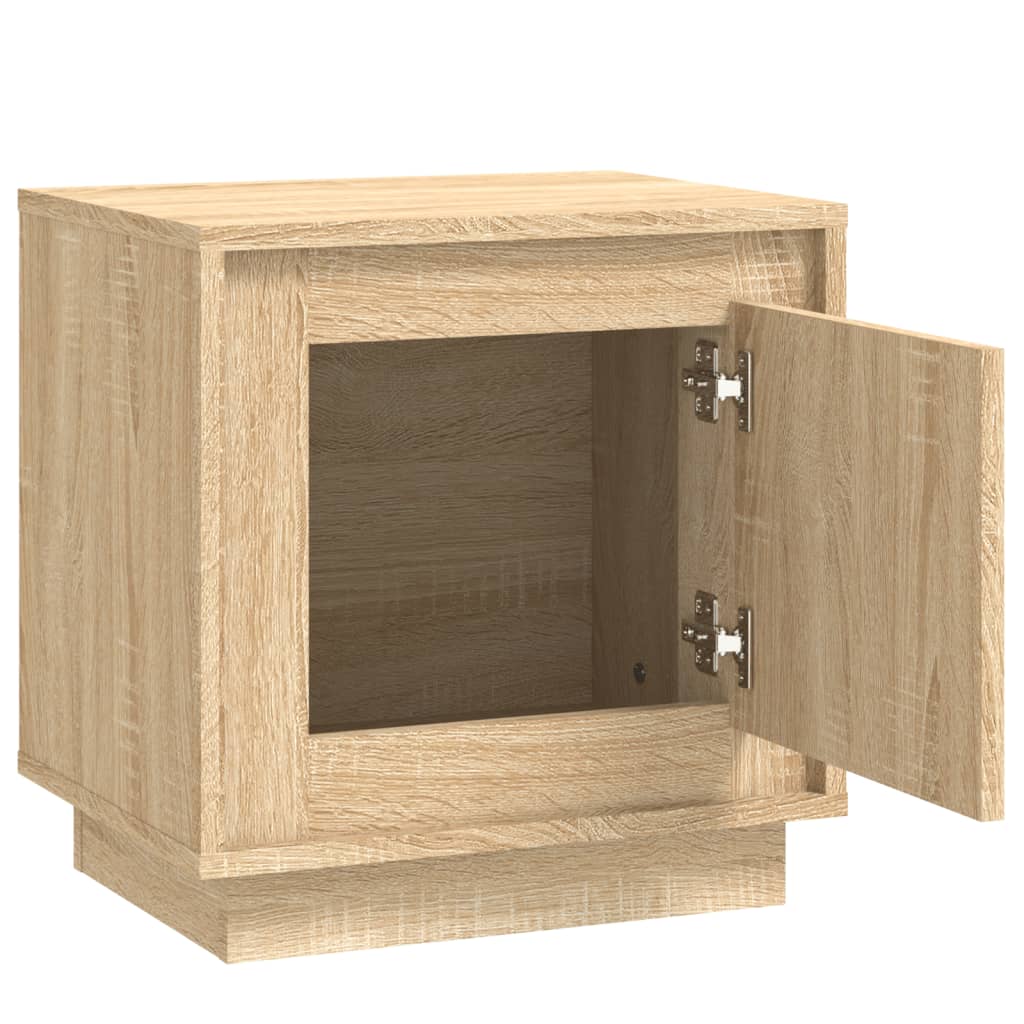 Bedside Cabinet Sonoma Oak 44x35x45 cm Engineered Wood