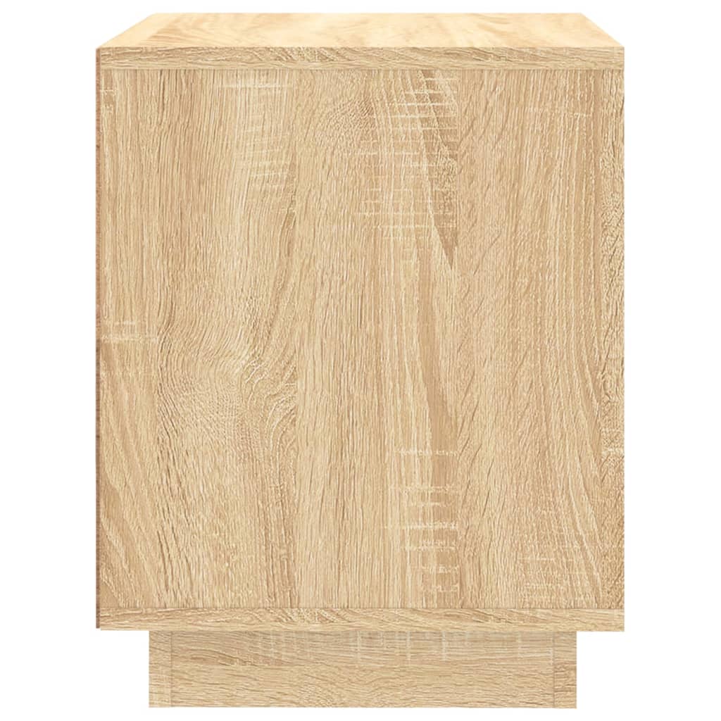 Bedside Cabinet Sonoma Oak 44x35x45 cm Engineered Wood