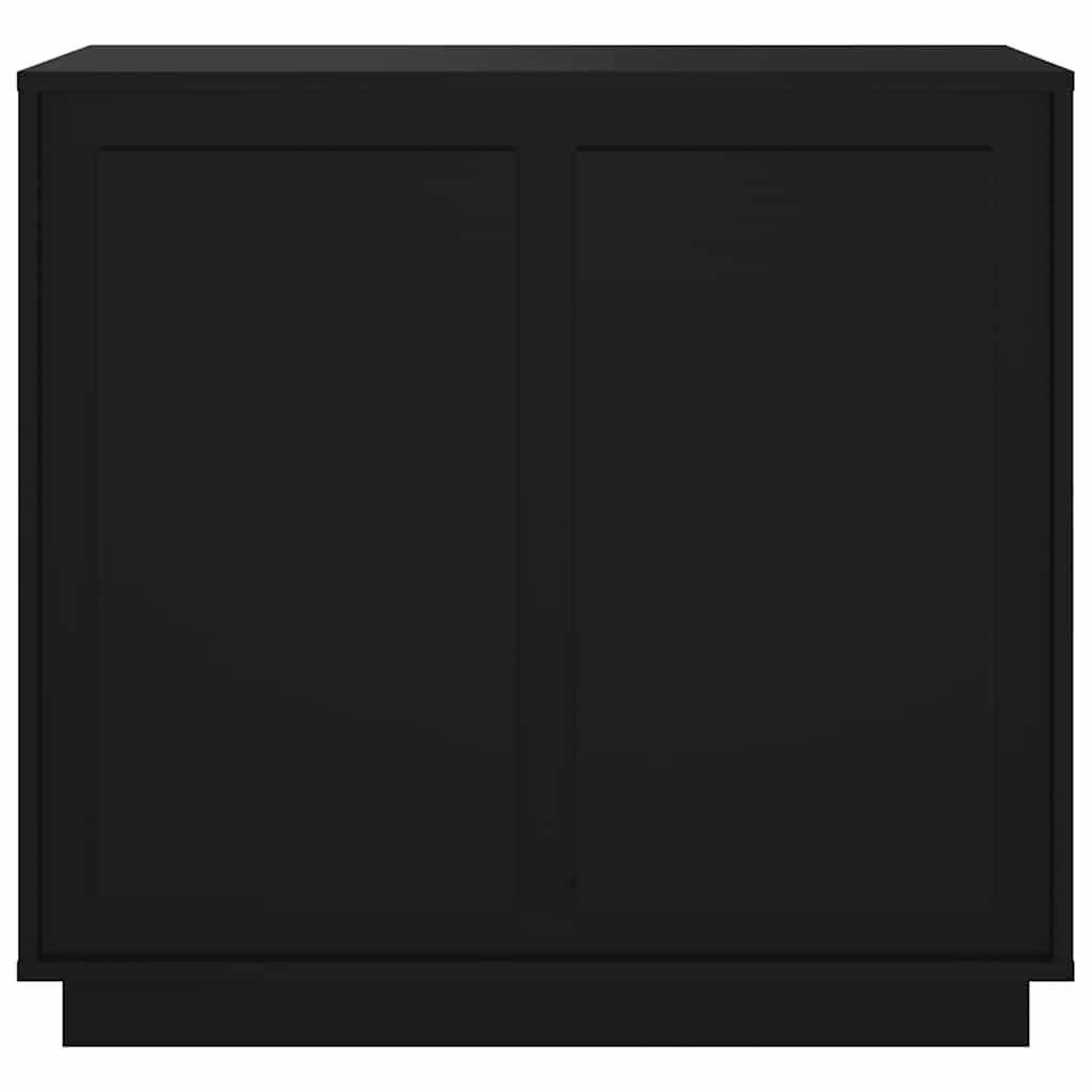 Sideboard Black 80x34x75 cm Engineered Wood