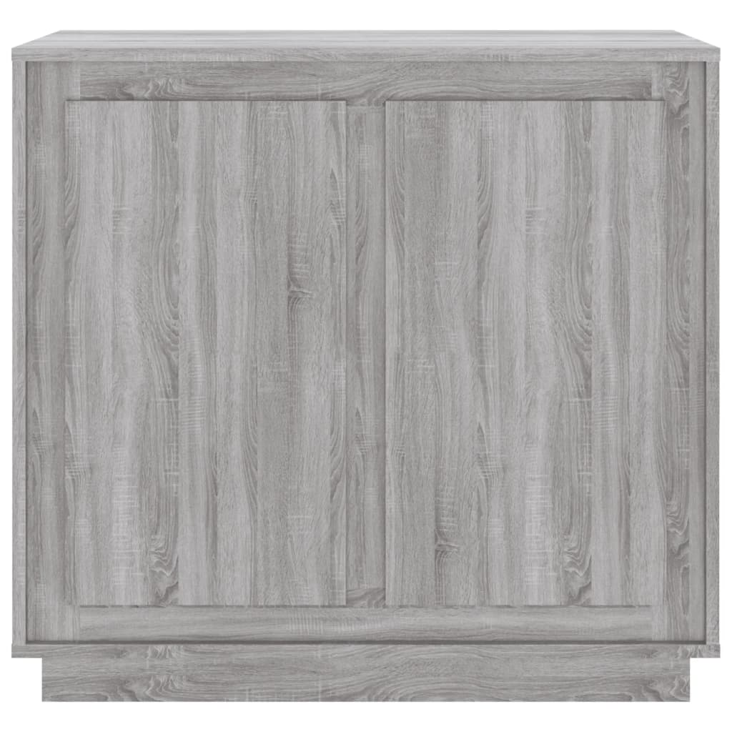 Sideboard Grey Sonoma 80x34x75 cm Engineered Wood