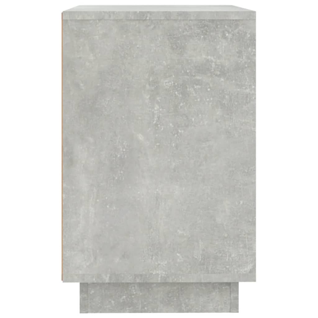 Sideboard Concrete Grey 102x35x60 cm Engineered Wood