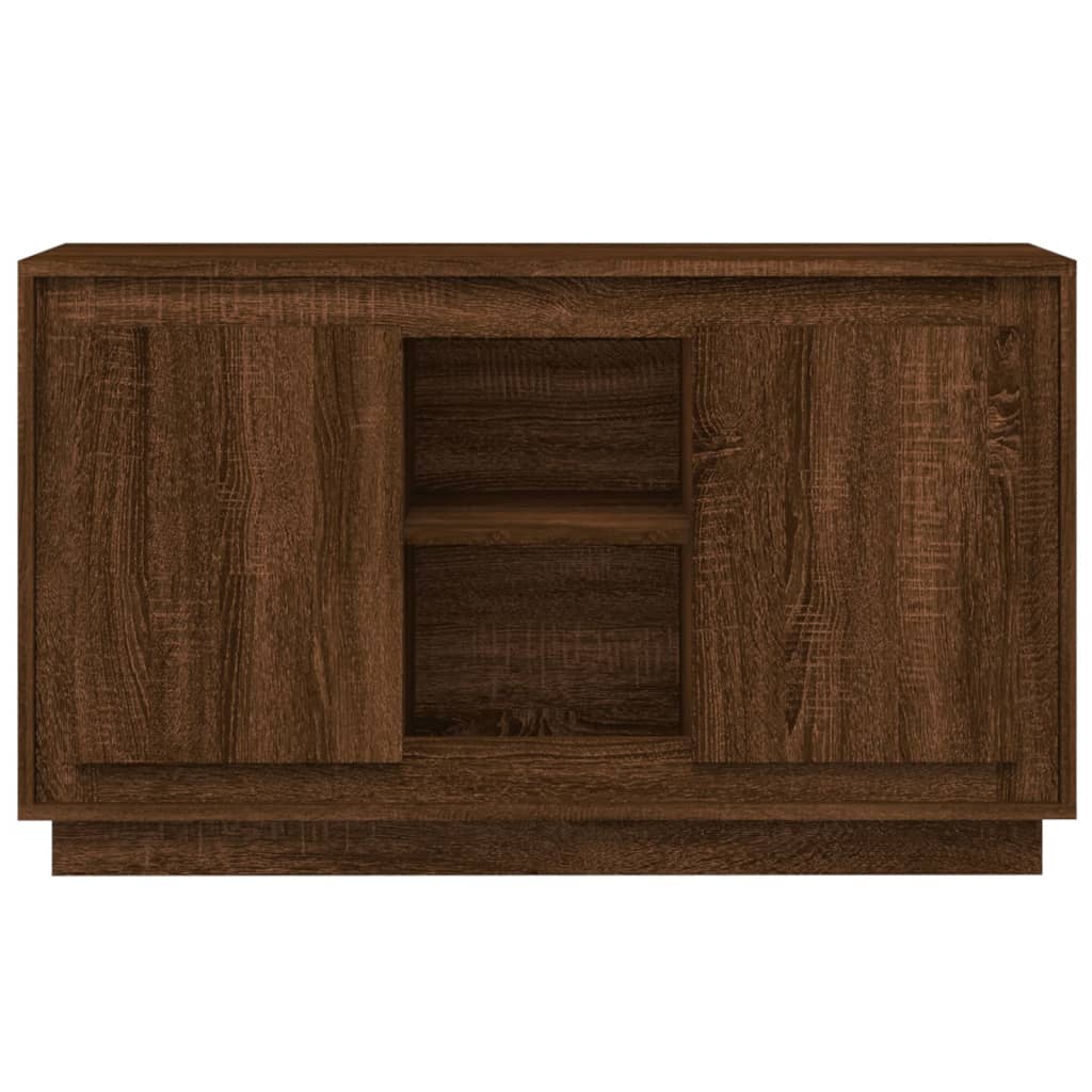 Sideboard Brown Oak 102x35x60 cm Engineered Wood