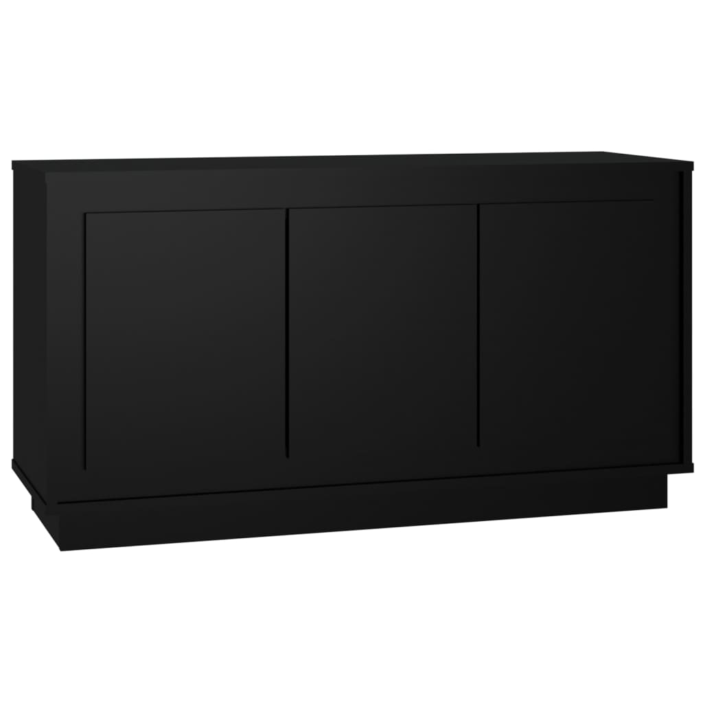 Sideboard Black 102x35x55 cm Engineered Wood