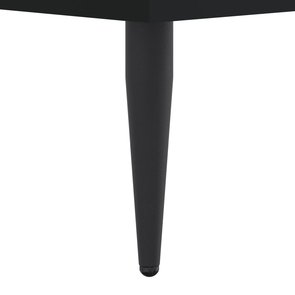 Bed Frame without Mattress Black 180x200 cm Super King Engineered Wood