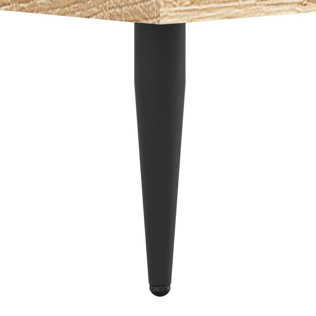 Bed Frame without Mattress Sonoma Oak 90x190 cm Single Engineered Wood