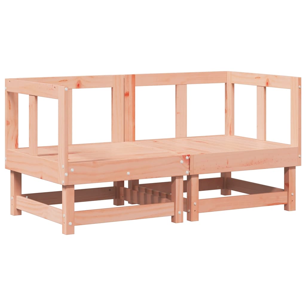 Corner Sofas with Cushions 2 pcs Solid Wood Douglas