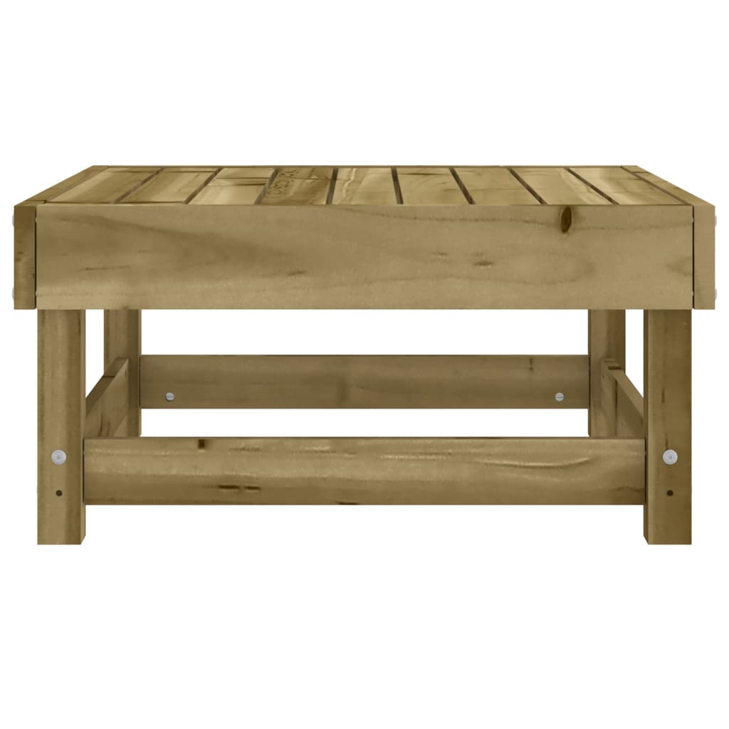 Garden Footstool Impregnated Wood Pine