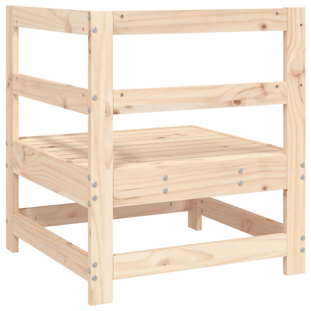 Garden Corner Sofa Solid Wood Pine