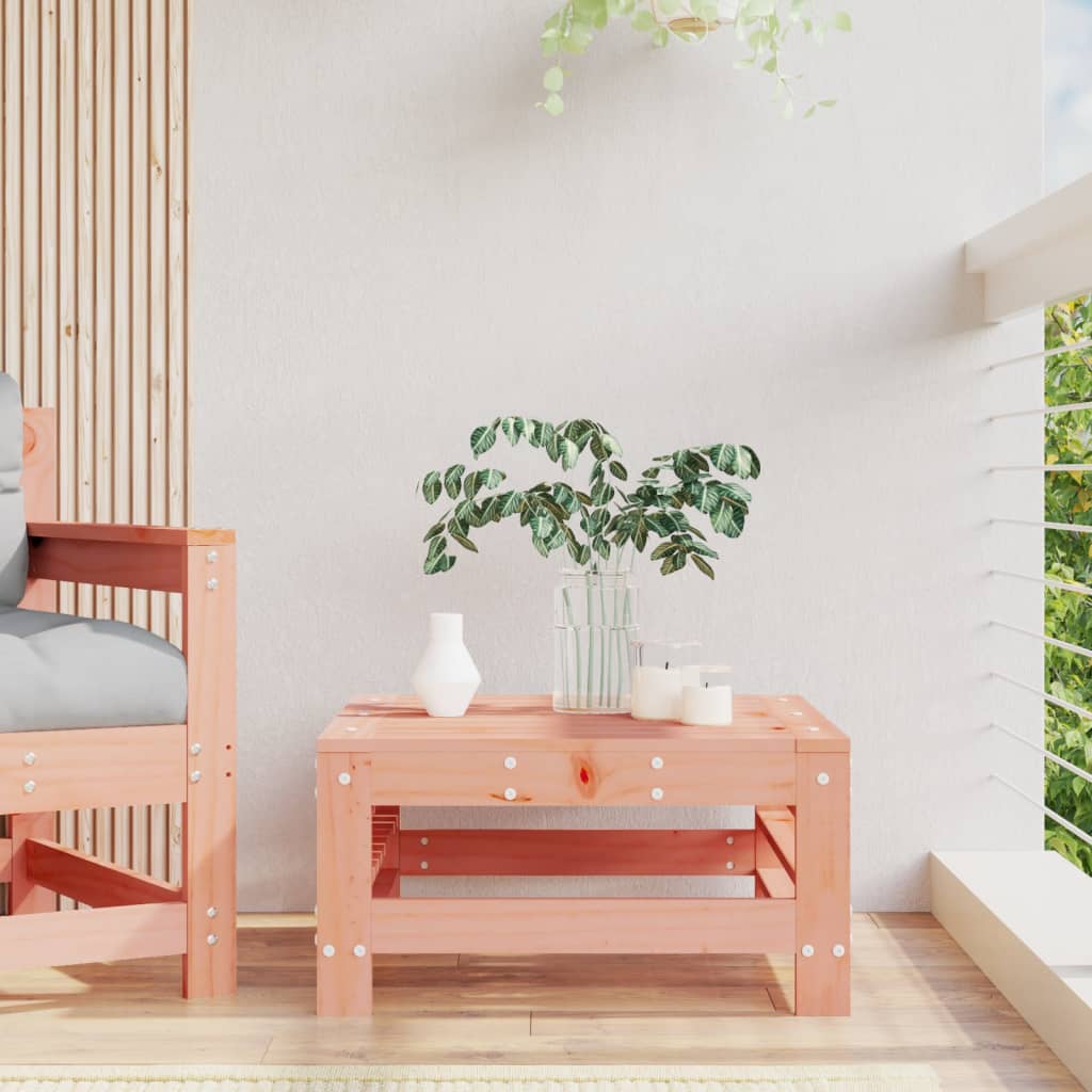 Garden Footstool Solid Wood Douglas