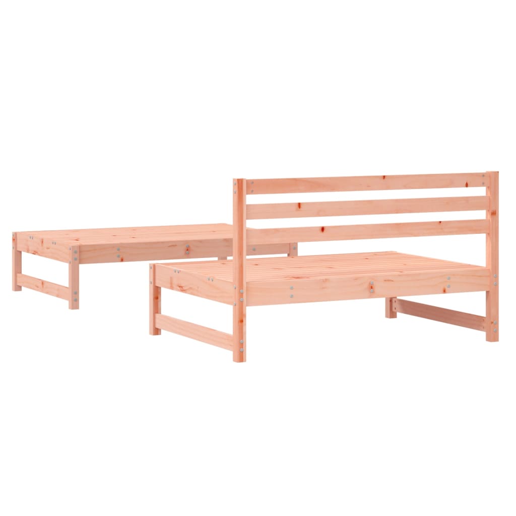 2 Piece Garden Lounge Set Solid Wood Douglas