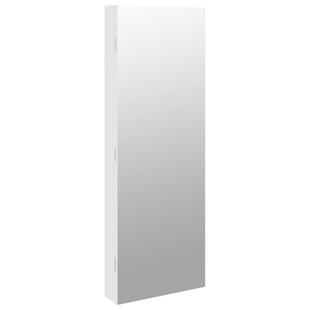Mirror Jewellery Cabinet With Led Lights Wall Mounted