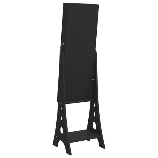 Mirror Jewellery Cabinet With Led Lights Free Standing