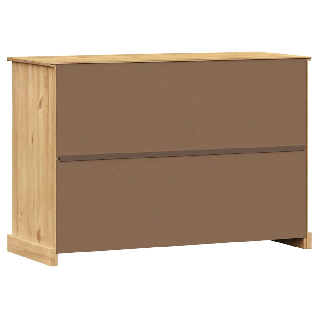 Sideboard with Drawers VIGO 113x40x75 cm Solid Wood Pine
