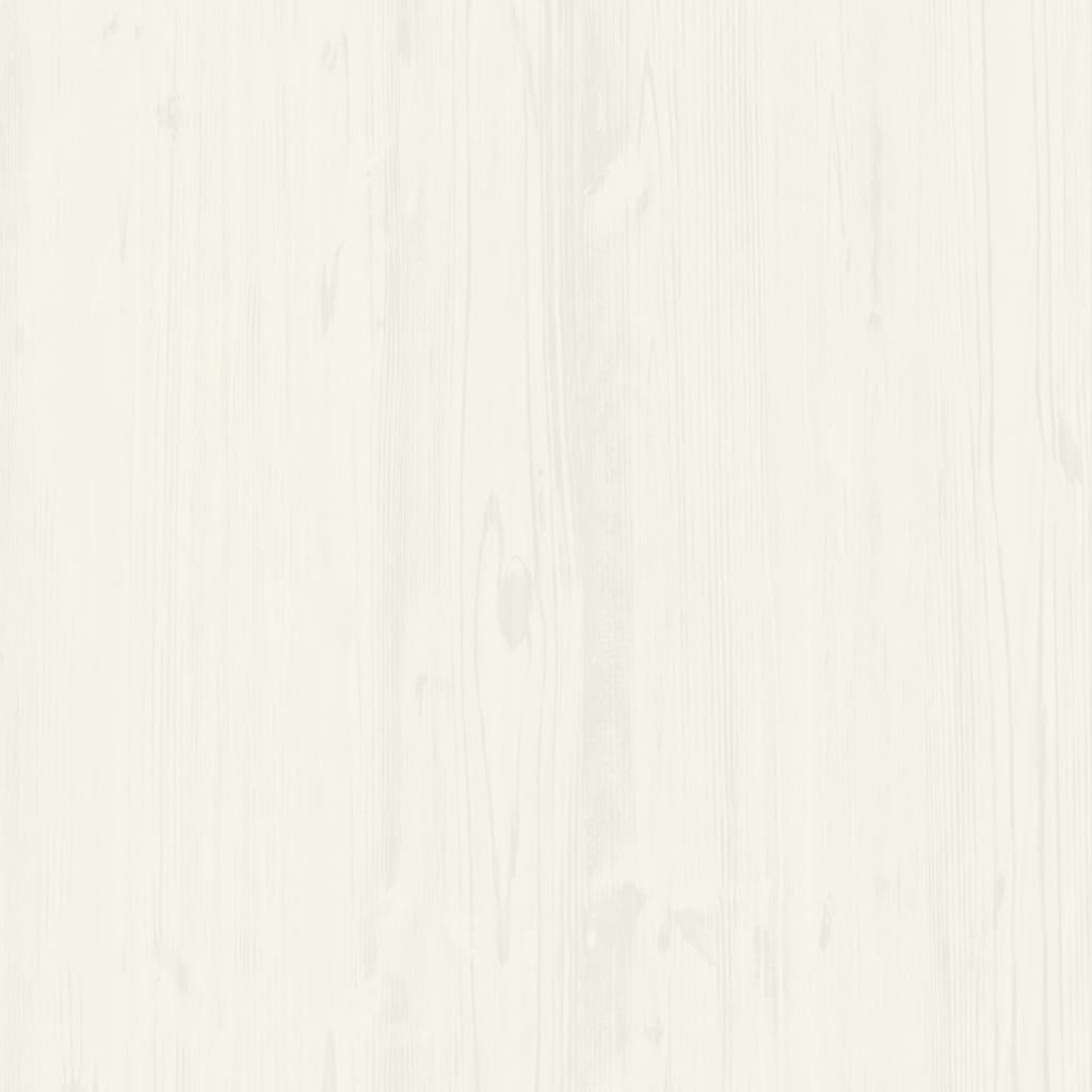 Sideboard with Drawers VIGO 113x40x75 cm White Solid Wood Pine