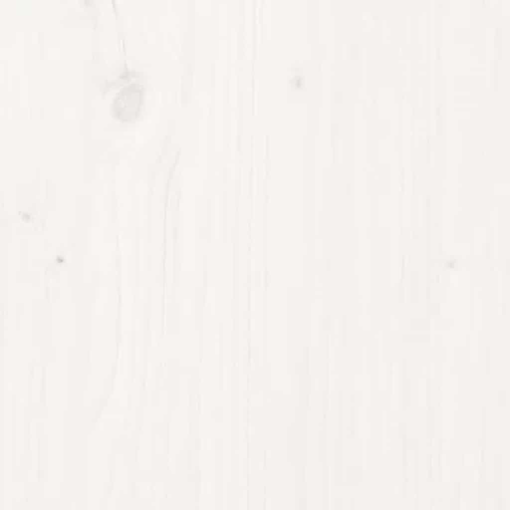 Bar Table White 50x50x110 cm Solid Wood Pine