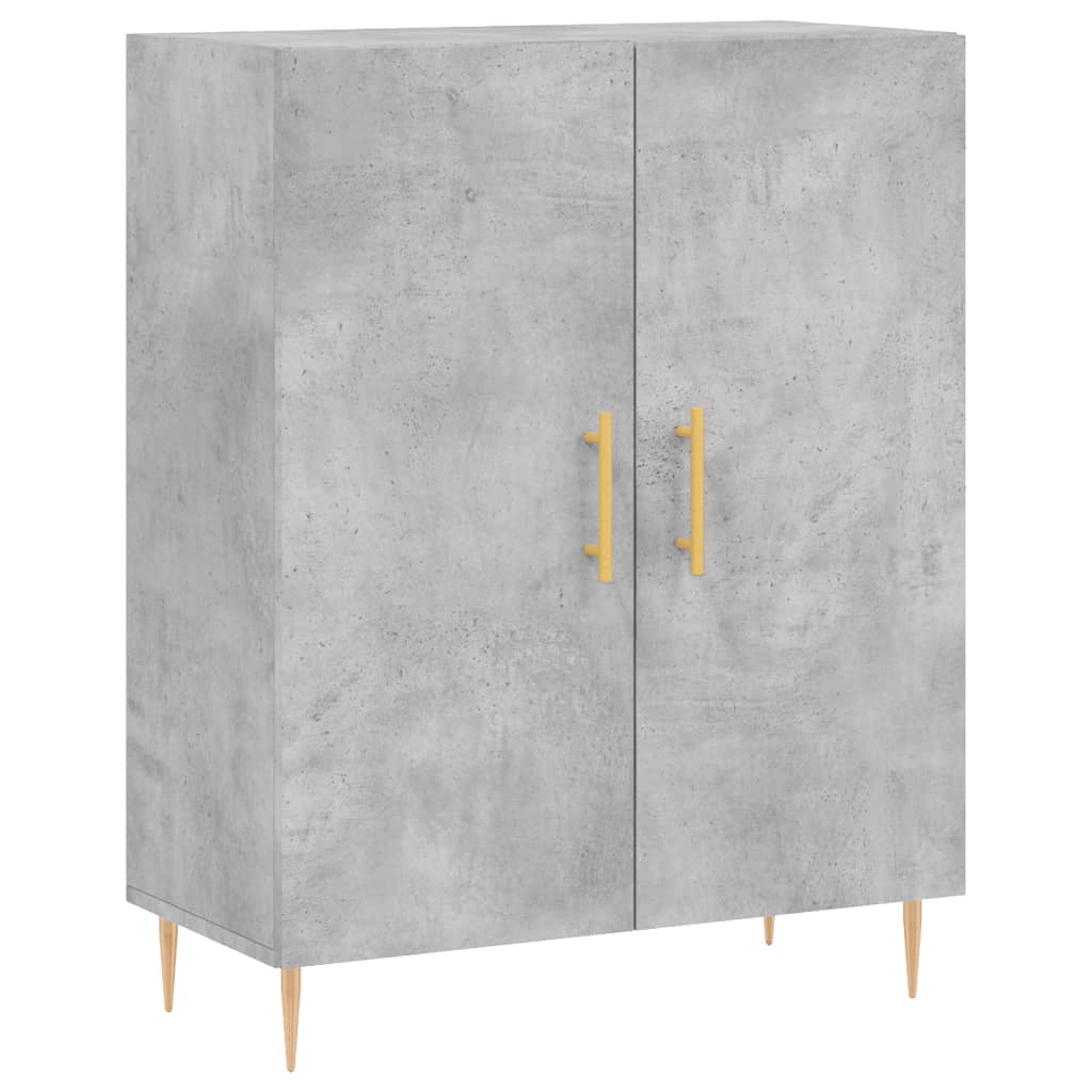 Sideboard Concrete Grey 69.5x34x90 cm Engineered Wood