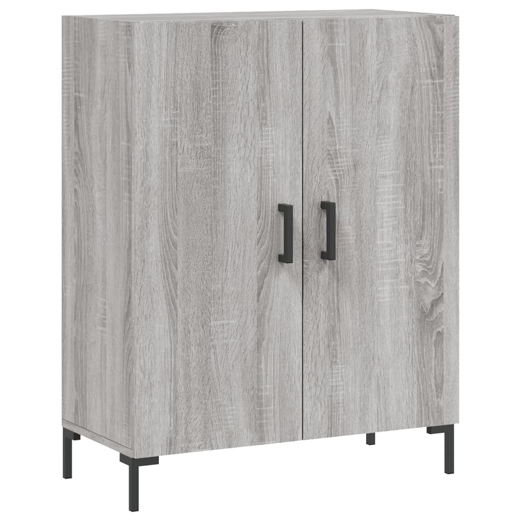 Sideboard Grey Sonoma 69.5x34x90 cm Engineered Wood