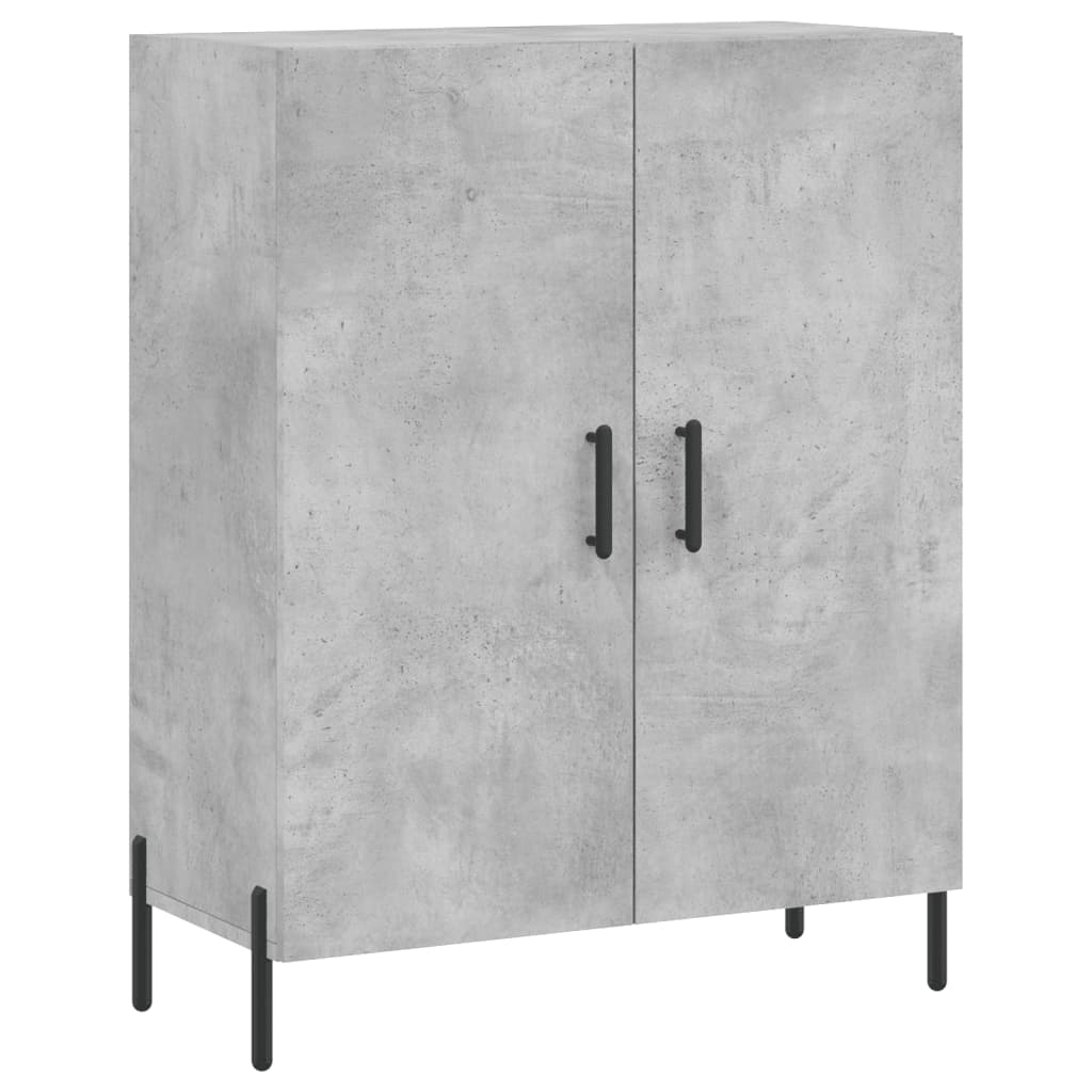 Sideboard Concrete Grey 69.5x34x90 cm Engineered Wood