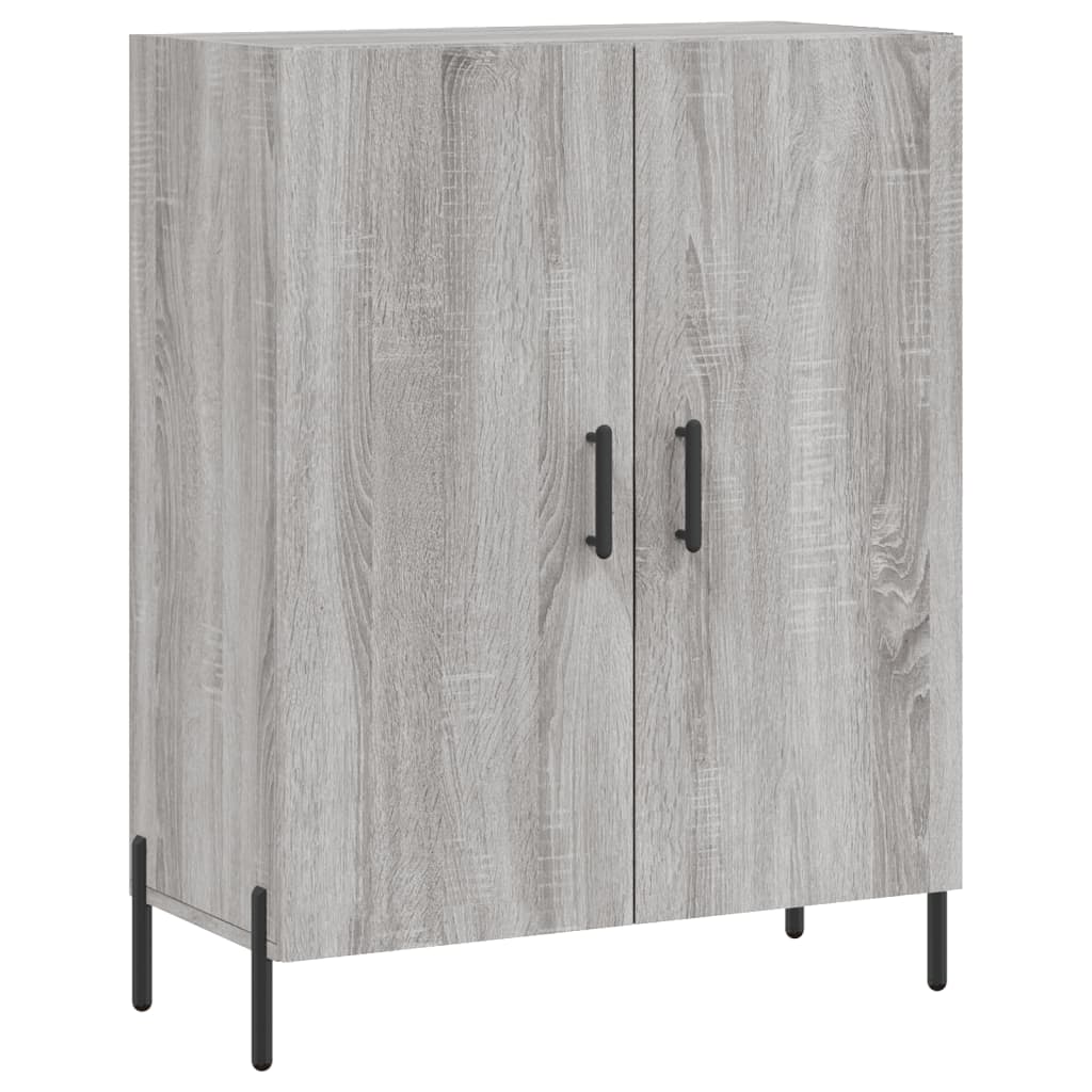 Sideboard Grey Sonoma 69.5x34x90 cm Engineered Wood