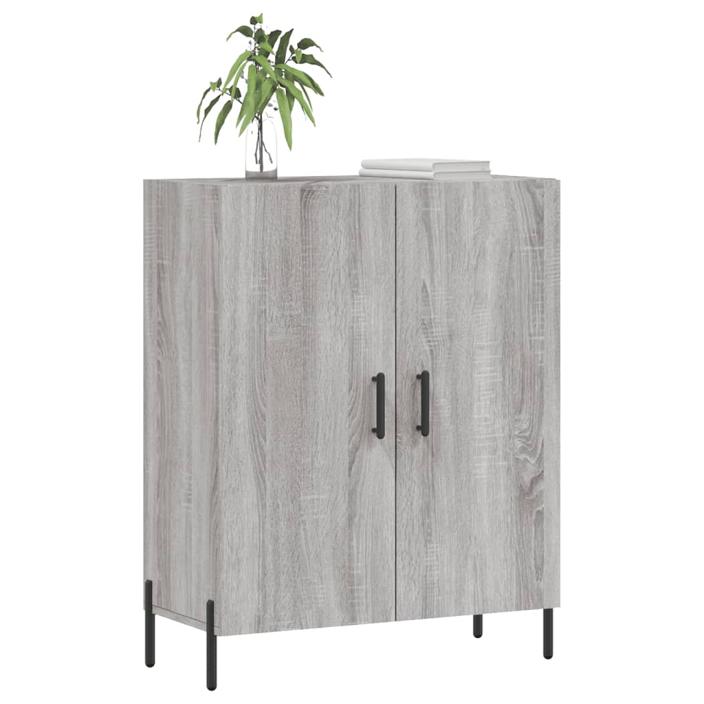 Sideboard Grey Sonoma 69.5x34x90 cm Engineered Wood