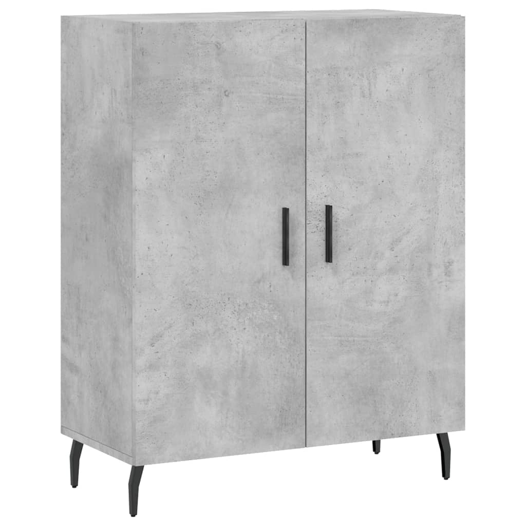 Sideboard Concrete Grey 69.5x34x90 cm Engineered Wood