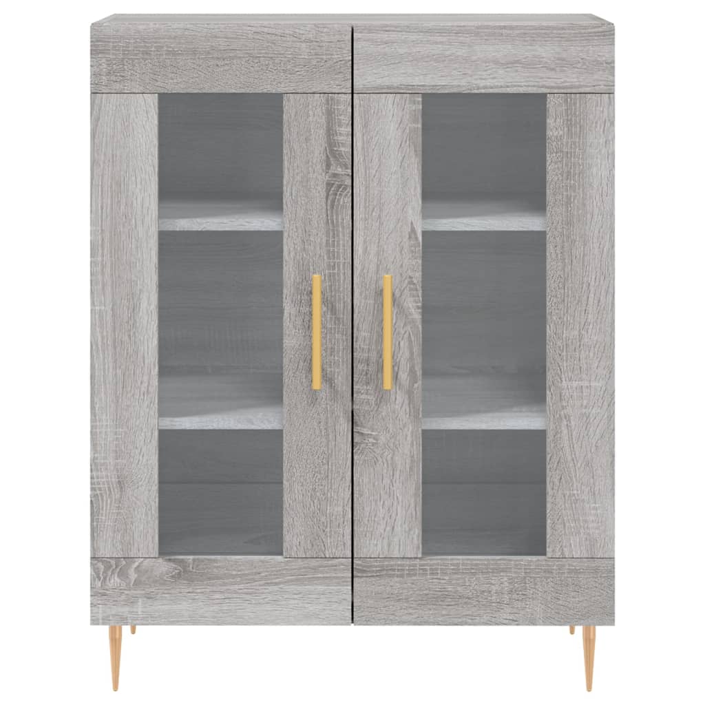 Sideboard Grey Sonoma 69.5x34x90 cm Engineered Wood
