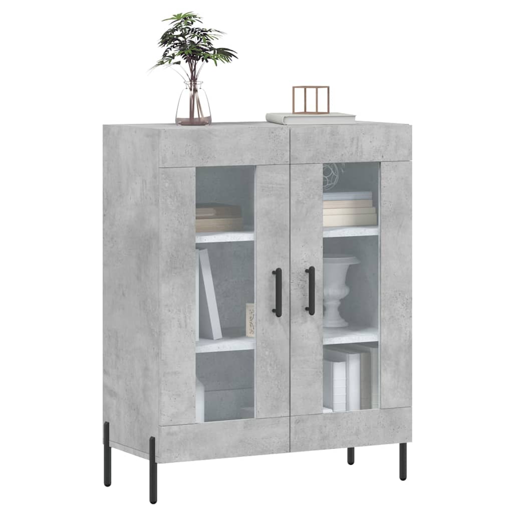 Sideboard Concrete Grey 69.5x34x90 cm Engineered Wood