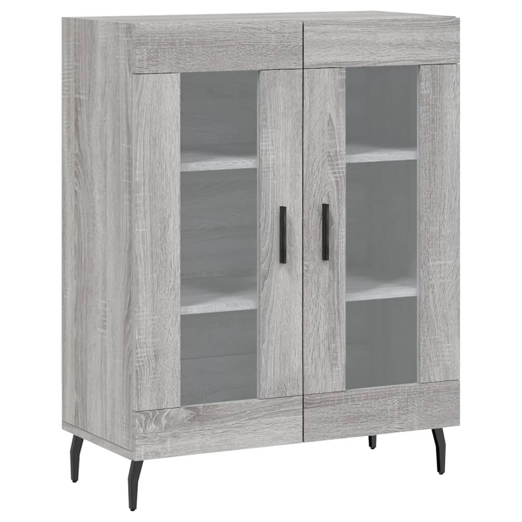 Sideboard Grey Sonoma 69.5x34x90 cm Engineered Wood