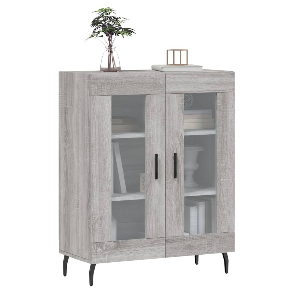 Sideboard Grey Sonoma 69.5x34x90 cm Engineered Wood