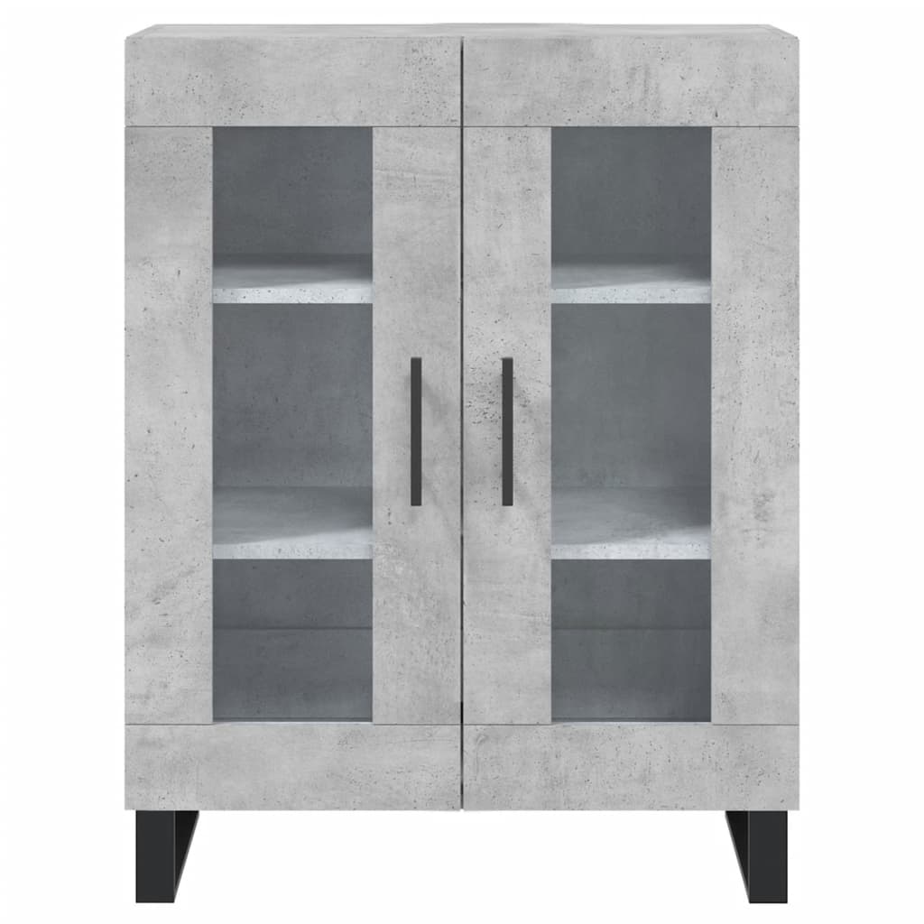 Sideboard Concrete Grey 69.5x34x90 cm Engineered Wood